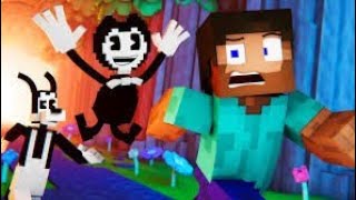 "Steve Meets Bendy" | Bendy ant the Ink Machine Animated Minecraft Music Video