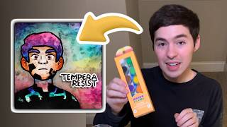 How to Paint a Tempera Resist 🎨 - Clark May's Art Class