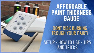 AFFORDABLE Paint Thickness Gauge Review Setup How To Use