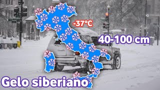 METEO- OTTIMA NOTIZIA GELO E NEVE IN ARRIVO IN ITALIA FINO IN PIANURA (Neve sulle coste)