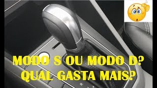 Novo Polo - Modo S ou Modo D? Qual Gasta Mais Combustível?