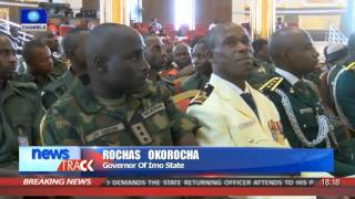 Gov. Okorocha Commends Soldiers For Their Courage 10/01/16