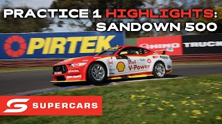 Practice 1 Highlights - Penrite Oil Sandown 500 | Supercars 2023
