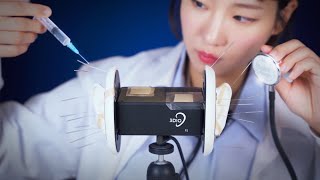 [ASMR] 아픈 쓰리디오 치료해주기  | 따끔따끔 해요~💉