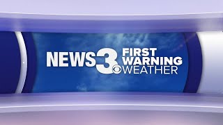 First Warning Forecast: Scattered showers today, Clearing and cooler tomorrow