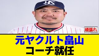 【ヤクルト】元ヤクルト・畠山和洋がコーチ就任【プロ野球反応集】