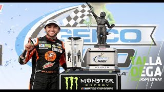 Elliott wins Talladega as crashes make for dramatic finish