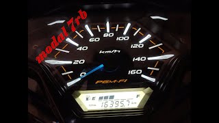 Modified Honda vario speedometer lights