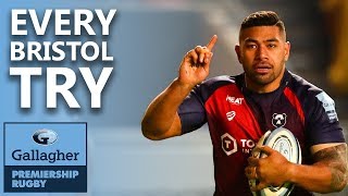 Every Bristol Try So Far! | Piutau, Hughes, Ioan Lloyd And More! | Gallagher Premiership 2020