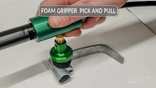 Millibar Foam Vacuum Gripper Material Handling Pick and Pull, Metal Door Handle