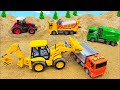 Mega RC Trucks RC Heavy Haulage RC Car Transport RC Traktor Volvo Lesu BL71 RC Wheel Loader Dozer!!