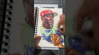 Ohuhu Marker Portrait |#shorts