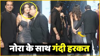 Nora Fatehi Gets Inappropriately Touched During Ramp Walk | Nora Fatehi Publically Molest