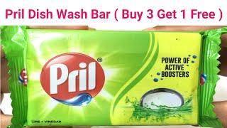 Pril Dish Wash Bar (Buy 3 Get 1 Free)