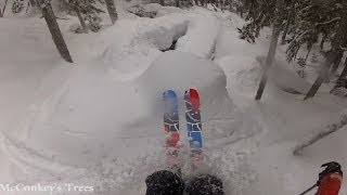 GoPro Skiing HD Hero: Pow day on the hill (Whistler Jan 21st, 2012)