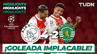 Highlights | Ajax 4-2 Sporting Lisboa | Champions League 21/22 - J6 | TUDN