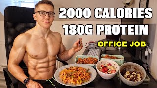 Office Job Meal Plan To Lose Fat & Gain Muscle *2000 CALORIES*