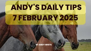 Andy's Daily Tips for Horse Racing, Friday 7th February, 2025