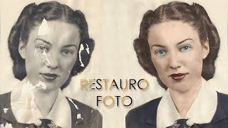 📷 Restauro e colorazione foto antiche con Photoshop | Old photo restoration | Photoshop makeover