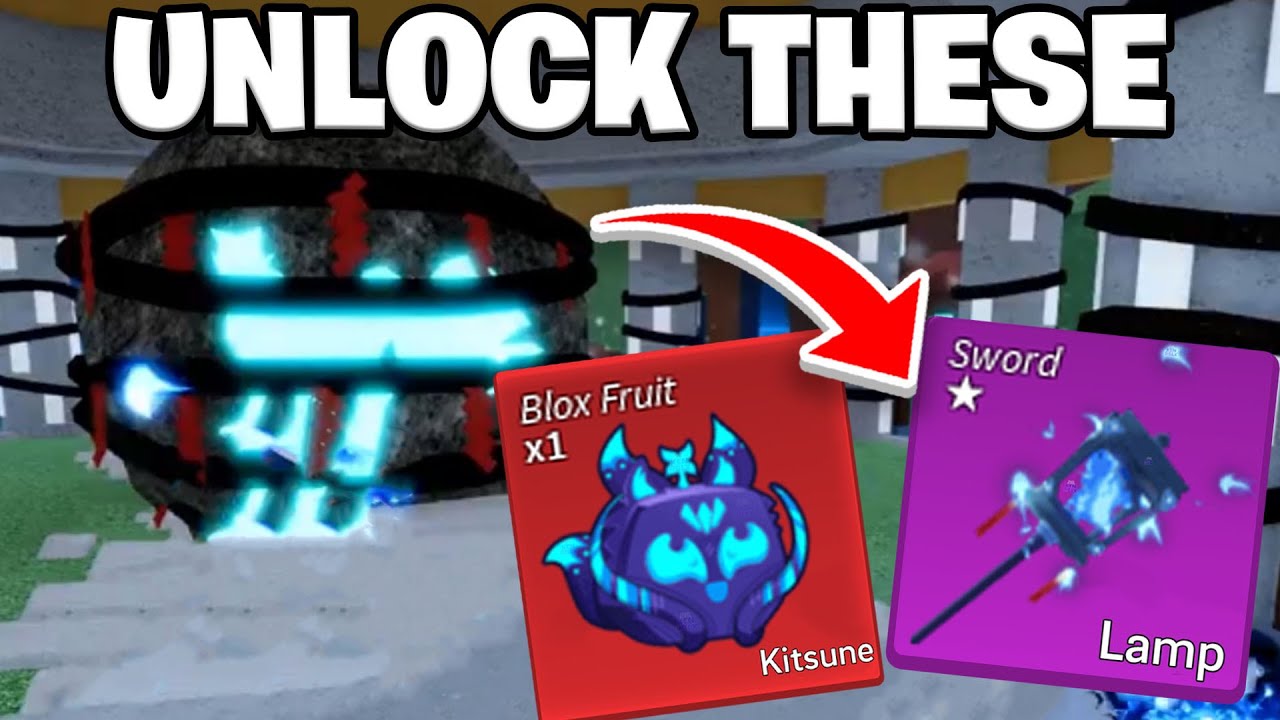 Unlocking KITSUNE Fruit & SWORD In NEW ISLAND - Blox Fruits Update 21 ...