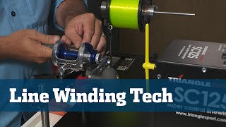 Using a Line Winding Machine - Florida Sport Fishing TV - Achieving Peak Reel Performance