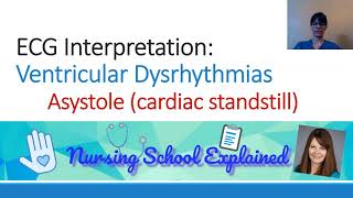 Asystole (aka ventricular standstill)