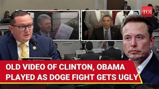 'Liars Look...': Trump Team Plays Clinton, Obama Videos To Confront At DOGE Hearing | US News