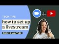 How to Setup a Scheduled Youtube Stream with Zoom Meetings