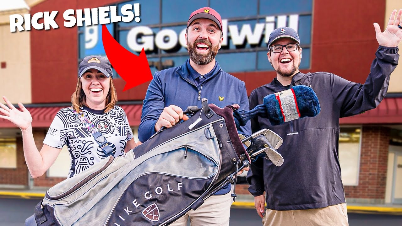 We Take Rick Shiels Thrifting For Golf Clubs In America!