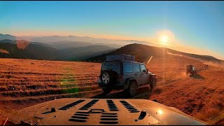 Overlanding in Muntii Sureanu, Ziua 2 - Traversare gol alpin, Trolieri si un apus de poveste