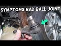 WHAT ARE THE SYMPTOMS OF BAD BALL JOINT ON KIA OPTIMA FORTE SOUL RIO SORENTO SPORTAGE