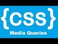 CSS Media Queries - CSS Tutorial series for Beginners