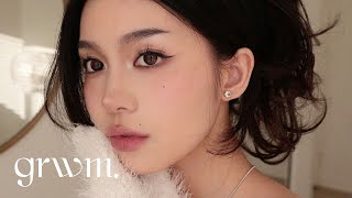 Chic Soft Glam Everyday Makeup 🦢 #grwm