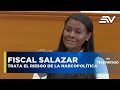 Fiscal Salazar trata el riesgo de la narcopolítica | Televistazo | Ecuavisa