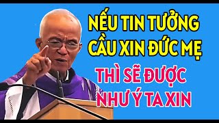 NẾU TIN TƯỞNG CẦU XIN ĐỨC MẸ THÌ SẼ ĐƯƠC NHƯ Ý XIN | CHA PHẠM QUANG HỒNG THUYẾT GIẢNG