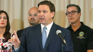 Florida Gov. DeSantis speaks in Orlando