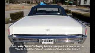 1967 Lincoln Continental Convertible Classic Muscle Car for Sale in MI Vanguard Motor Sales