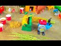 diy tractor mini paddy thresher machine science project | diy tractor | water pump | @diykeepfarm