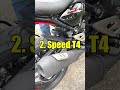 எது பெருசுனு அடிச்சு காட்டு 💥 speed 400 vs t4 💨 exhaust sound 🔥 triumph shorts automobile