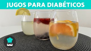 3 JUGOS para DIABÉTICOS 🍋🫐 | Recetas para PERSONAS con DIABETES