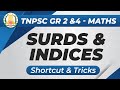 SURDS & INDICES - Tricks & Shortcuts to Solve in Few Minutes | TNPSC Group 2, 2A & 4 | By Sridhar