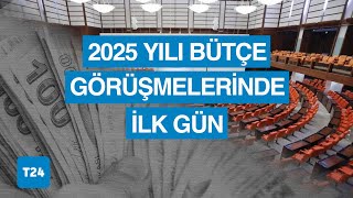 2025 Yılı Merkezi Yönetim Bütçe Kanunu Teklifi görüşmelerinin ilk günü tamamlandı