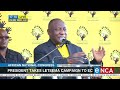 President takes Letsema campaign to EC