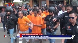 Polisi Tangkap 8 Debt Collector Penyekap Direktur Hotel di Taman Sari - BIM 28/10