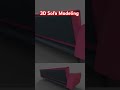 3D Sofa Modeling in Maya #sofa #furniture #interiordesign #animation #3danimation #3d #3dmodeling