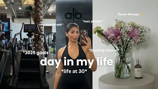 30 diaries: trying Mat Pilates, my NEW workout routine, 2025 goals \u0026 wellness habits 🌸