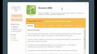 Screen (SN) - Playmaker Tutorial Series