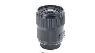 中古 Sigma 35mm F1.4 ART for NIKON 大光圈 （舊鏡折抵，可用聊聊討論）#00075