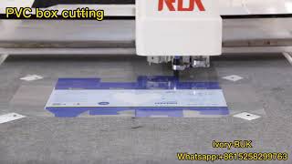 RUK digital flatbed cutting plotter for PVC box