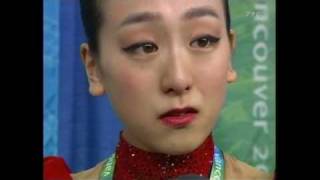 浅田真央選手の涙 バンクーバーオリンピック２０１０